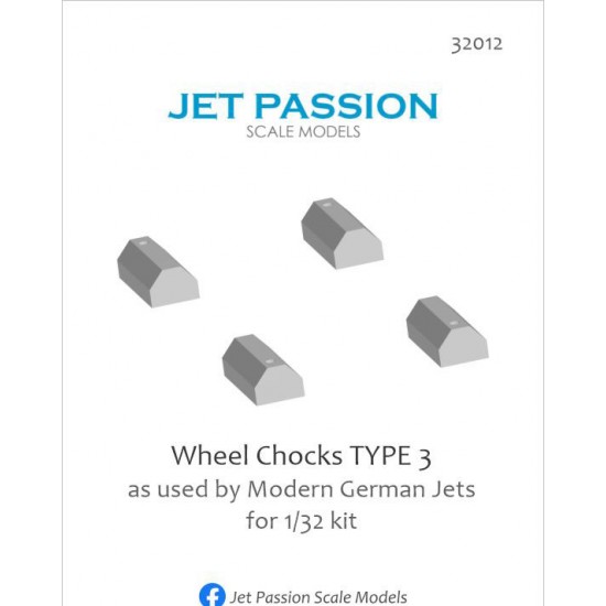 1/32 German AF Wheel Chocks Type III