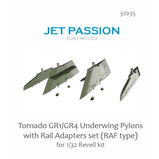 1/32 Tornado GR1/GR4 Underwing Pylons w/Railadapters Set for Revell kits