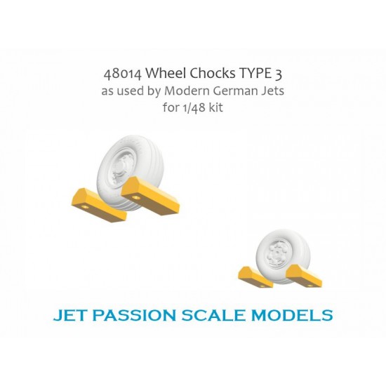 1/48 German AF Wheel Chocks Type III