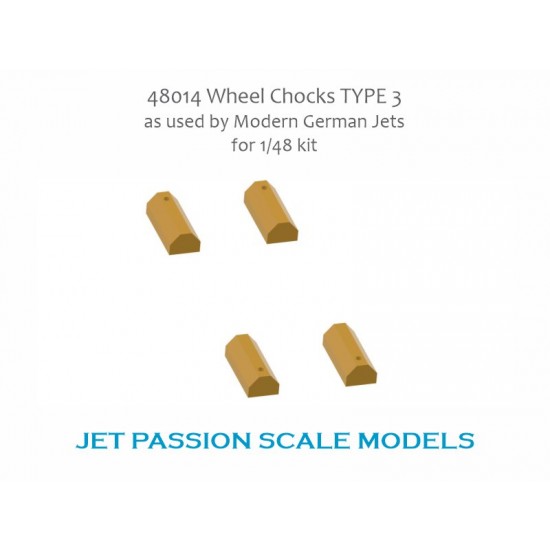 1/48 German AF Wheel Chocks Type III