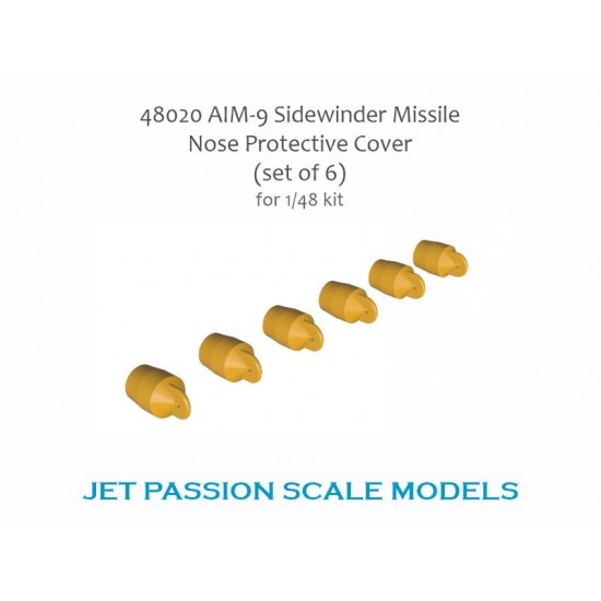 1/48 Aif 1-9 Sidewinder Missile Nose Protective Cap (6pcs)