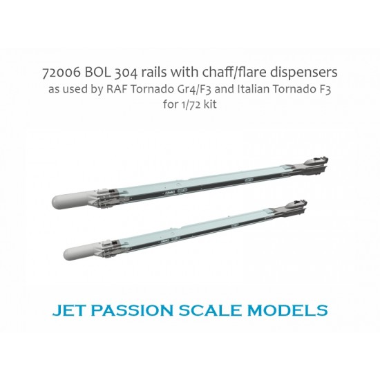 1/72 RAF Tornado Gr4 Bol 304 Rail w/Chaff/Flare Dispensers Set