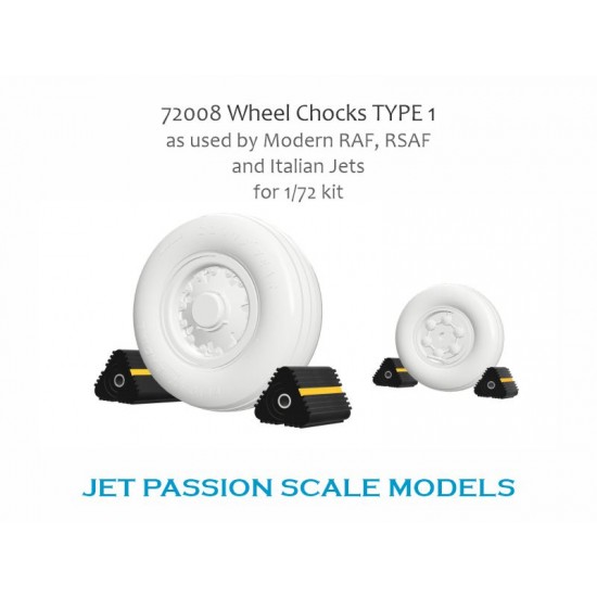 1/72 RAF/RSAF/Italian AF Wheel Chocks Type I