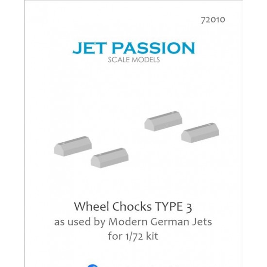 1/72 German AF Wheel Chocks Type III