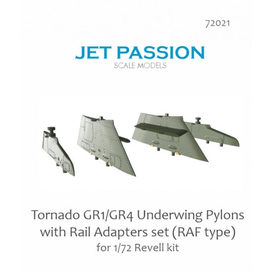1/72 Tornado GR1/GR4 Underwing Pylons w/Railadapters for Revell kits