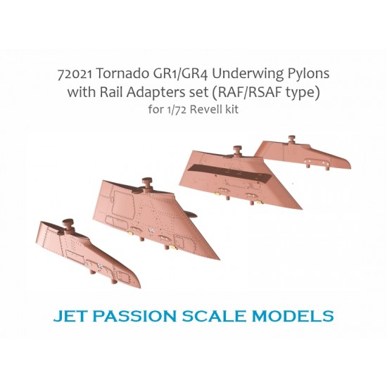 1/72 Tornado GR1/GR4 Underwing Pylons w/Railadapters for Revell kits