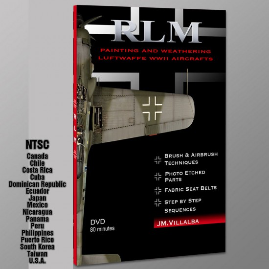 DVD - "RLM" Painting and Weathering Luftwaffe WWII Aircrafts (NTSC Version)