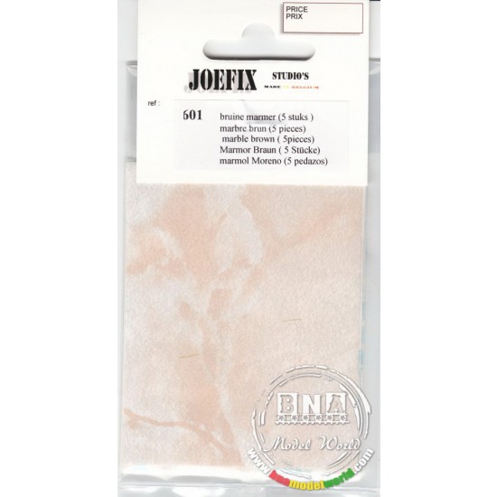 Brown Marble (Adhesive film) for all scales (5pcs)