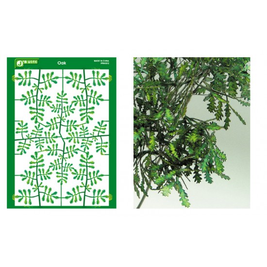 1/24, 1/35, 1/48 Oak (Coloured Paper Plant kit)