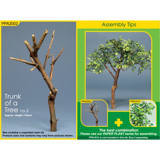 Tree Trunk set No.2 - Approx. Height 110mm (Unpainted Resin kit)
