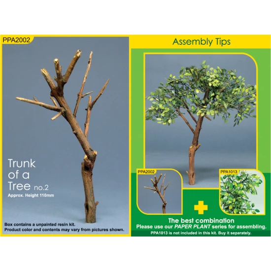 Tree Trunk set No.2 - Approx. Height 110mm (Unpainted Resin kit)