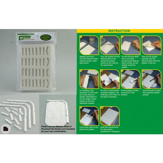Silicone Mould for Making 1/35 Slabstones No.2 (Large)