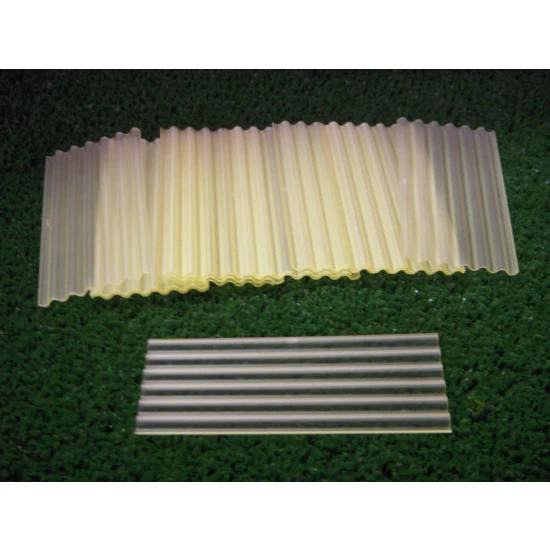 1/35, 1/32 Corrugated Iron Roof Sheeting (6-Wave Plate) - Yellow Transparent (15pcs)
