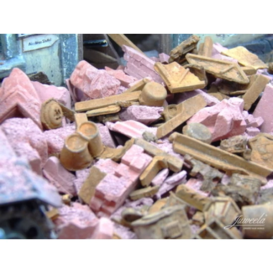 1/35, 1/32 Rusty Scrap Metal - City (Ceramic) app. 70g