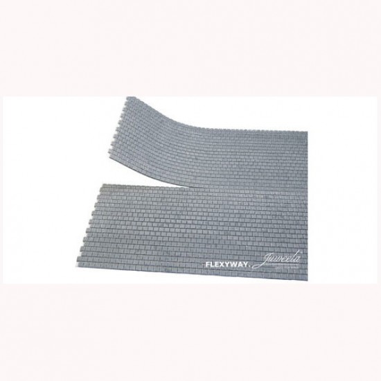 1/45 1/50 Flexyway Plates 20x20 Light Grey (1 Segm.)