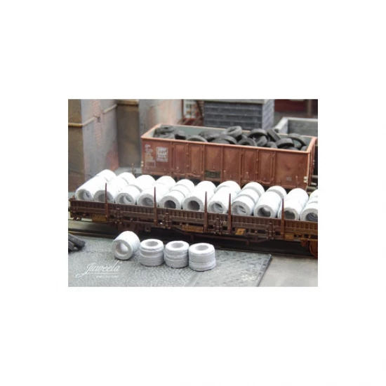1/87 (HO scale) Coils Of Aluminium (30x)