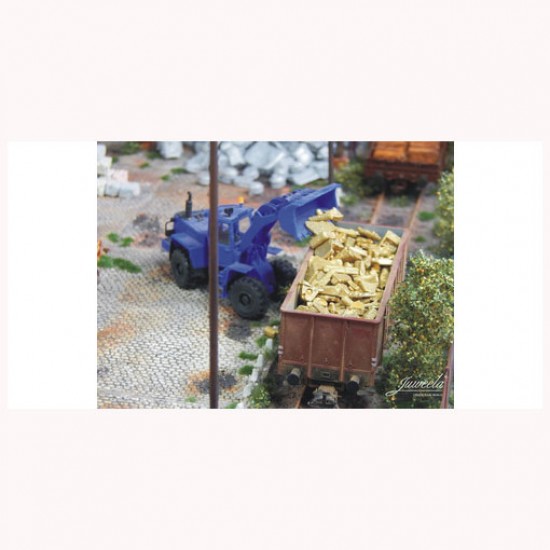 1/87 (HO scale) Industrial Scrap Of Brass (75g)