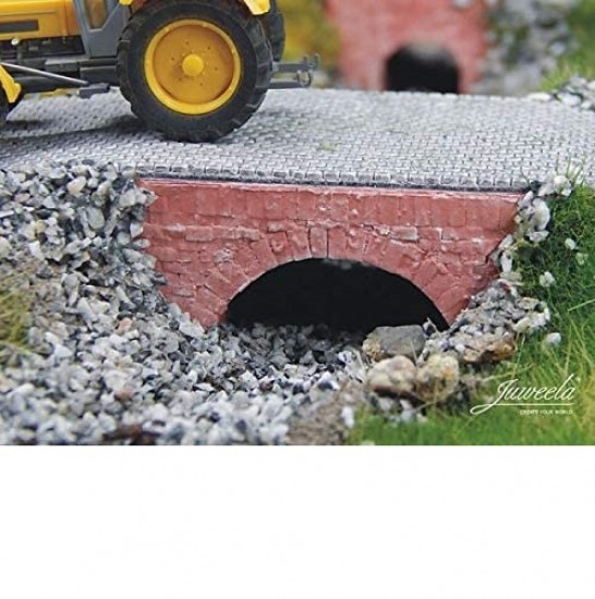 1/87 (HO scale) Water Passage Medium (Bricks Red 6x)