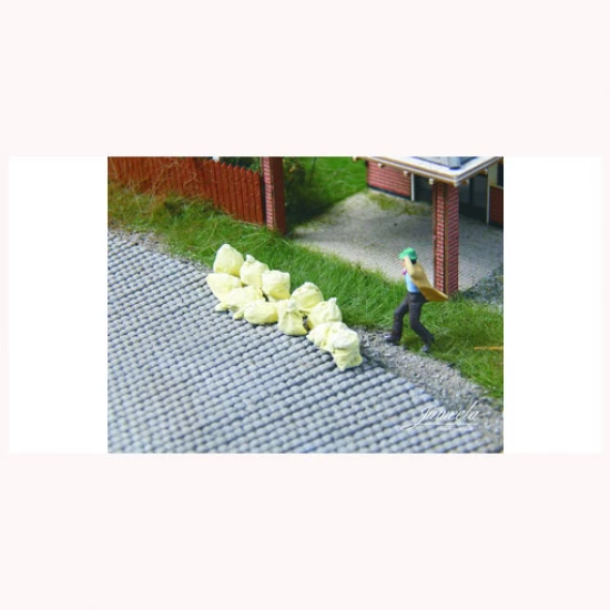 1/87 (HO scale) Bags (Garbage/Transport, Yellow 50x)