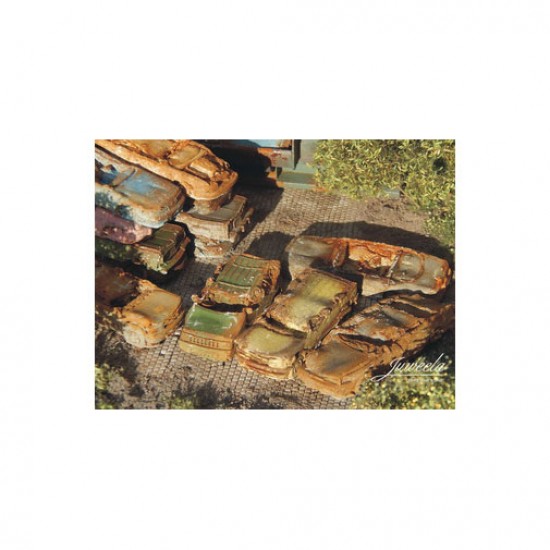 1/87 Scrap Cars Rusty (12pcs)
