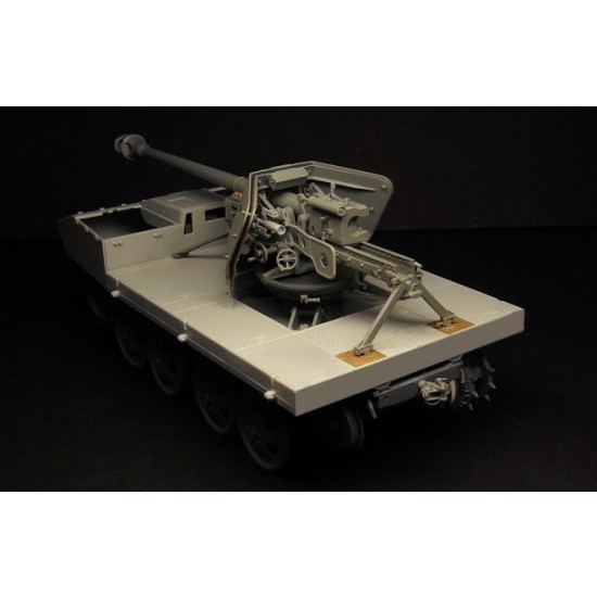 1/35 Pak40 Upgrade set for Dragon's 7.5cm Pak40/4 AUF RSO (Resin+PE+Metal Barrel)