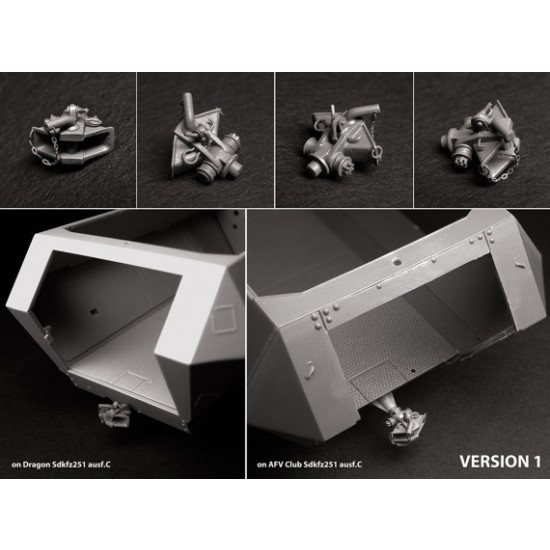 1/35 German Vehicle Rear Tow Pintle