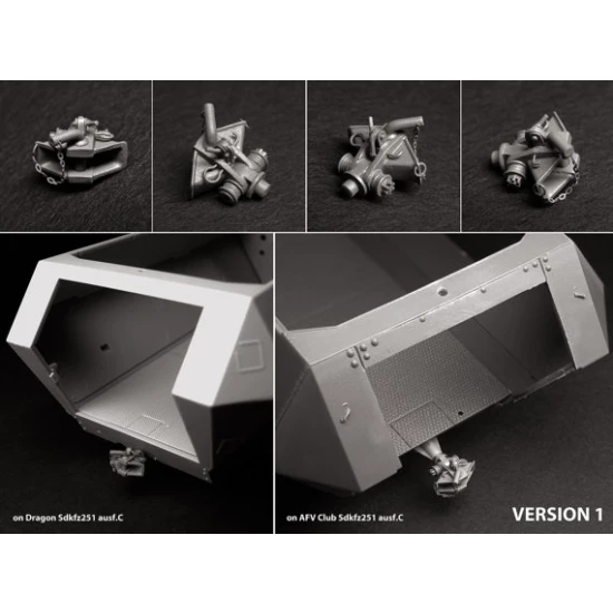 1/35 German Vehicle Rear Tow Pintle
