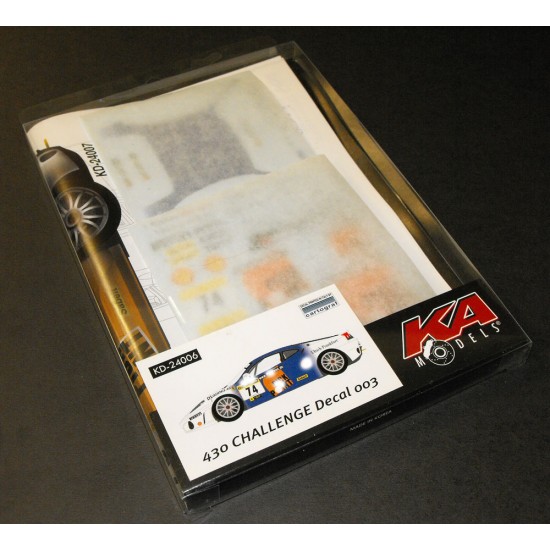 Decals for 1/24 Ferrari F430 Challenge for Fujimi kit -C
