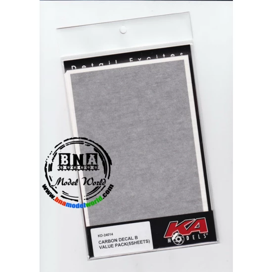 Carbon Decal B Value Pack (5 Sheets)