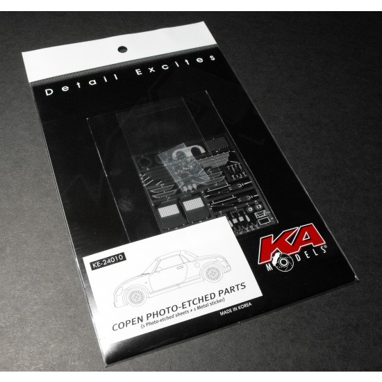 Detail-up set for 1/24 Daihatsu Copen for Aoshima kit
