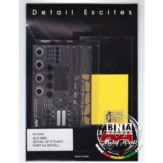Photo-etched Parts for 1/24 Mercedes-Benz SLS AMG for Revell kit