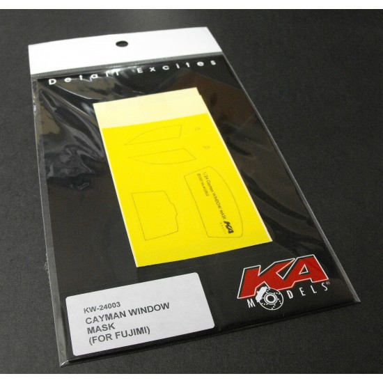 Window Mask for Fujimi 1/24 Cayman kit (2pcs, 105x70mm)