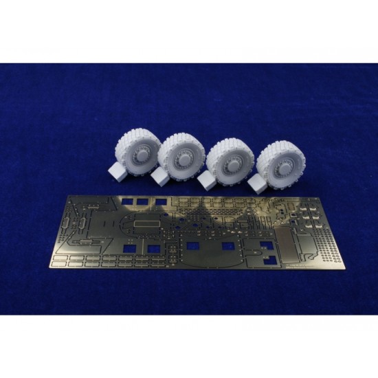 1/35 Oshkosh M-ATV Detail Set Deluxe Pack II (with wide resin tyre) for Panda models