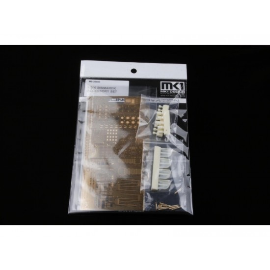 1/200 German Battleship Bismarck Accessory Set for Trumpeter kit