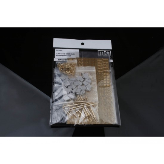1/200 USS Missouri BB-63 Battleship Turret Detail Set for Trumpeter kit