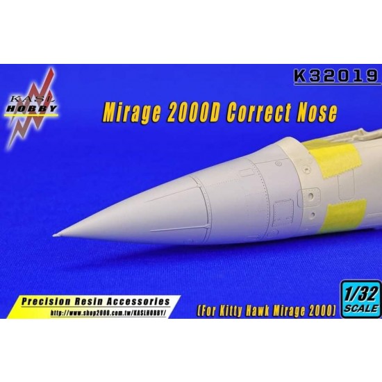 1/32 Mirage 2000D Correct Nose for Kitty Hawk kits
