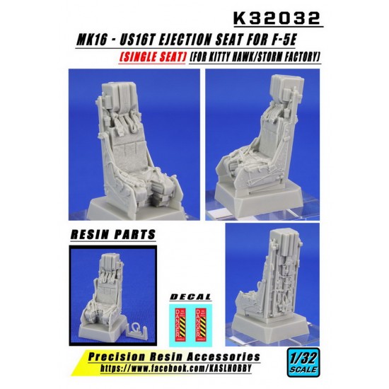 1/32 F-5E MK16 - US16T Ejection Seat (single) for Kitty Hawk/Storm Factory kits