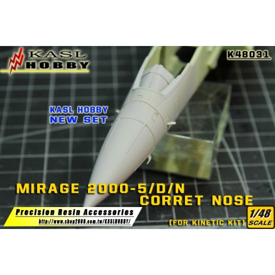 1/48 Mirage 2000-5 D/N Correct Nose for Kinetic kits