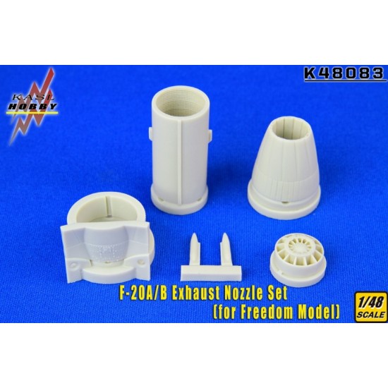 1/48 F-20A Exhaust Nozzles (Raised-head rivets) for Freedom Models