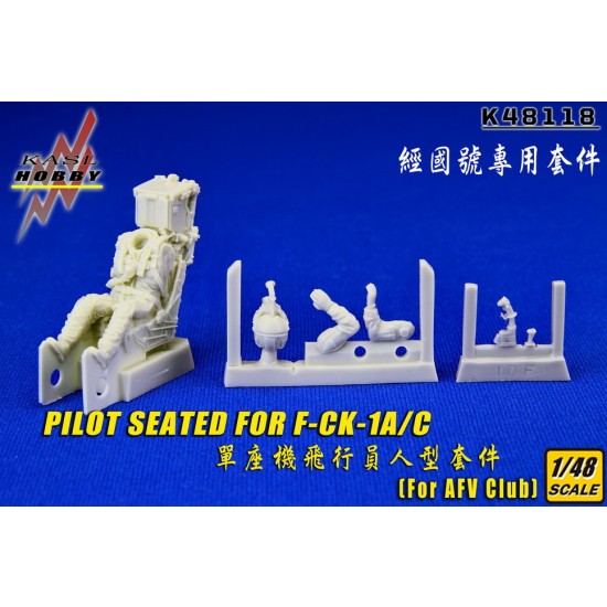 1/48 AIDC F-CK-1A/C Ching-Kuo Seated Pilot for AFV Club kits