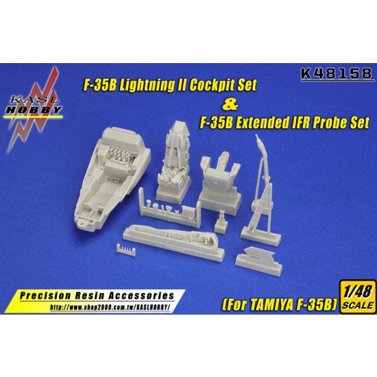 1/48 F-35B Cockpit Set & IFR Probe Set for Tamiya kit