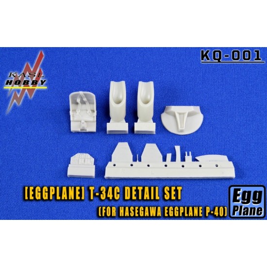 [Egg Plane] T-34C Detail Set for Hasegawa P-40 kits