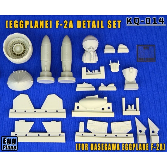 Q Version Mitsubishi F-2A Detail Set for Hasegawa Egg Plane kits