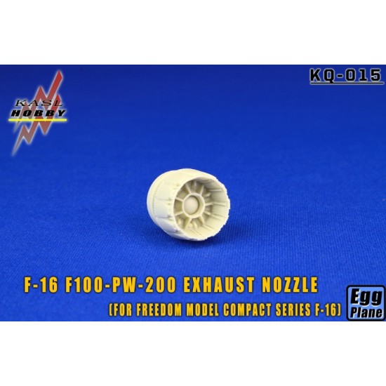 Q-Plane F-16 F100-PW-200/220 Exhaust Nozzle for Freedom Model Compact Series kit