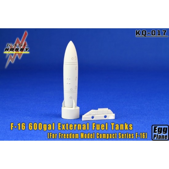 Q-Plane F-16 600gal External Fuel Tanks (2pcs) for Freedom Model Compact Series kit
