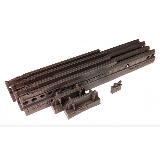 1/32 F-15C Eagle Early Wing Pylons, LAU-114 Rails, ADU-507 Adapters for Tamiya kit