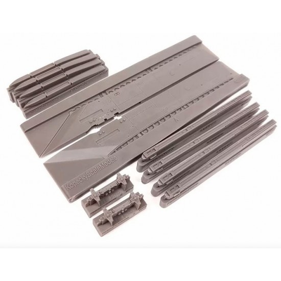 1/48 F-15E Eagle Wing Pylons & LAU-128 Smart AA Missile Rails for Great Wall Hobby kit