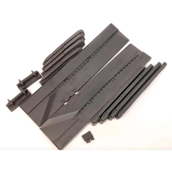 1/48 F-15C/D Late Wing Pylons & LAU-128 Smart AA Missiles Rails for Great Wall Hobby