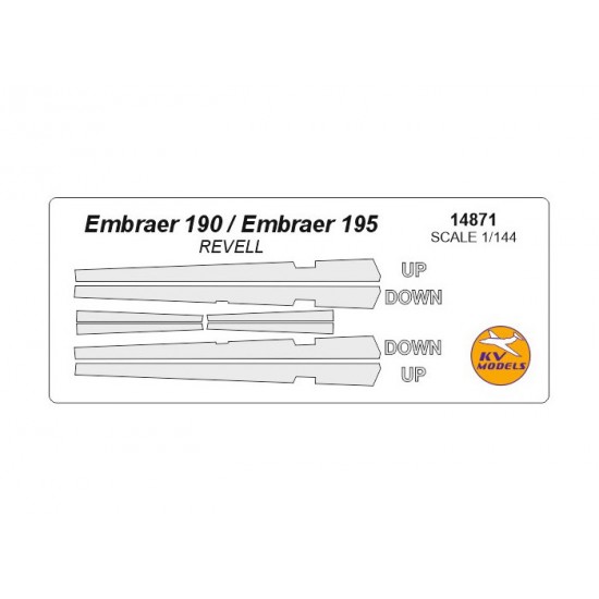 1/144 Embraer 190 / 195 Masks for Revell #03937, #03883, #04884