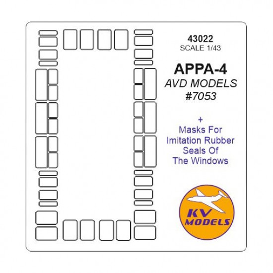 1/43 APPA-4 Masks for AVD Models #7053